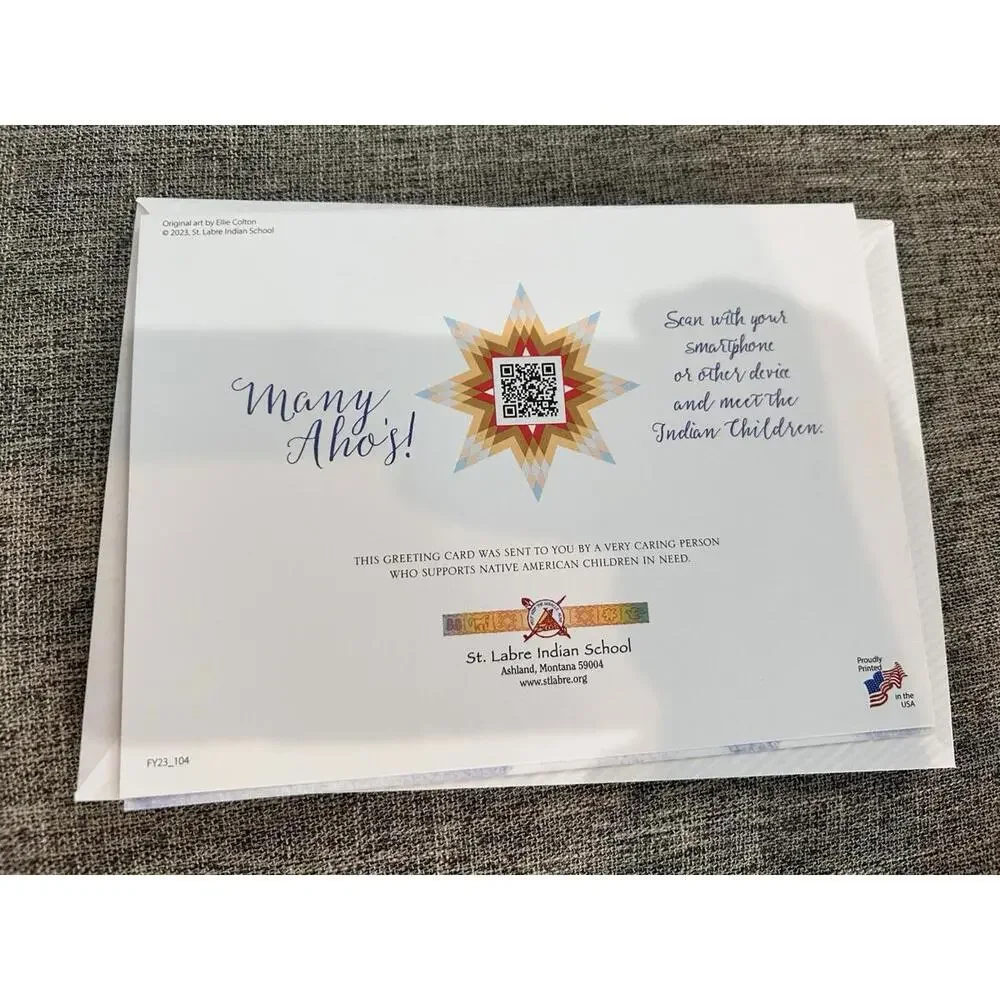 St Labre Indian School Greeting Cards The Lakota Children Assorted W/ Envelopes